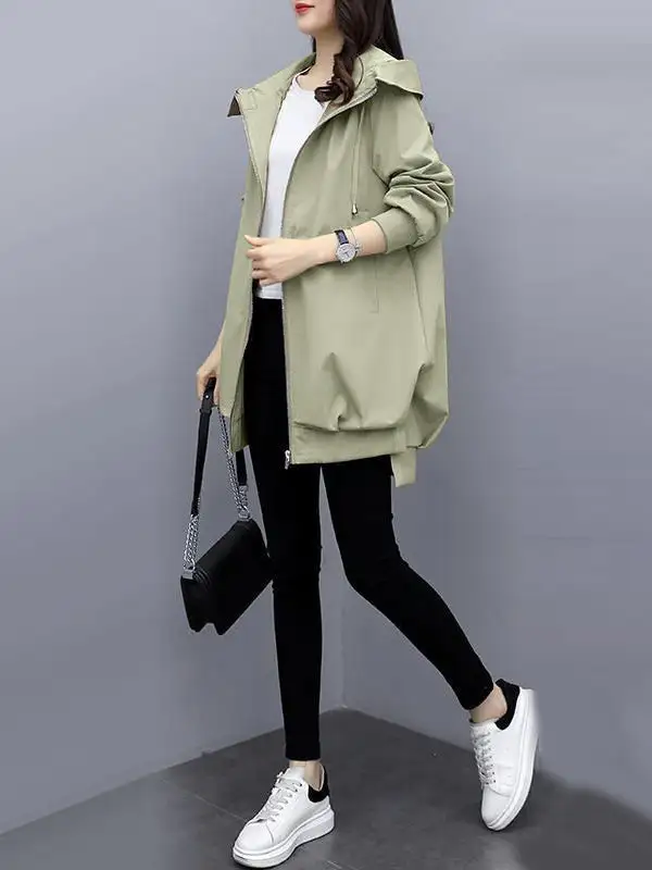 Hooded Zip Front Jacket Essential