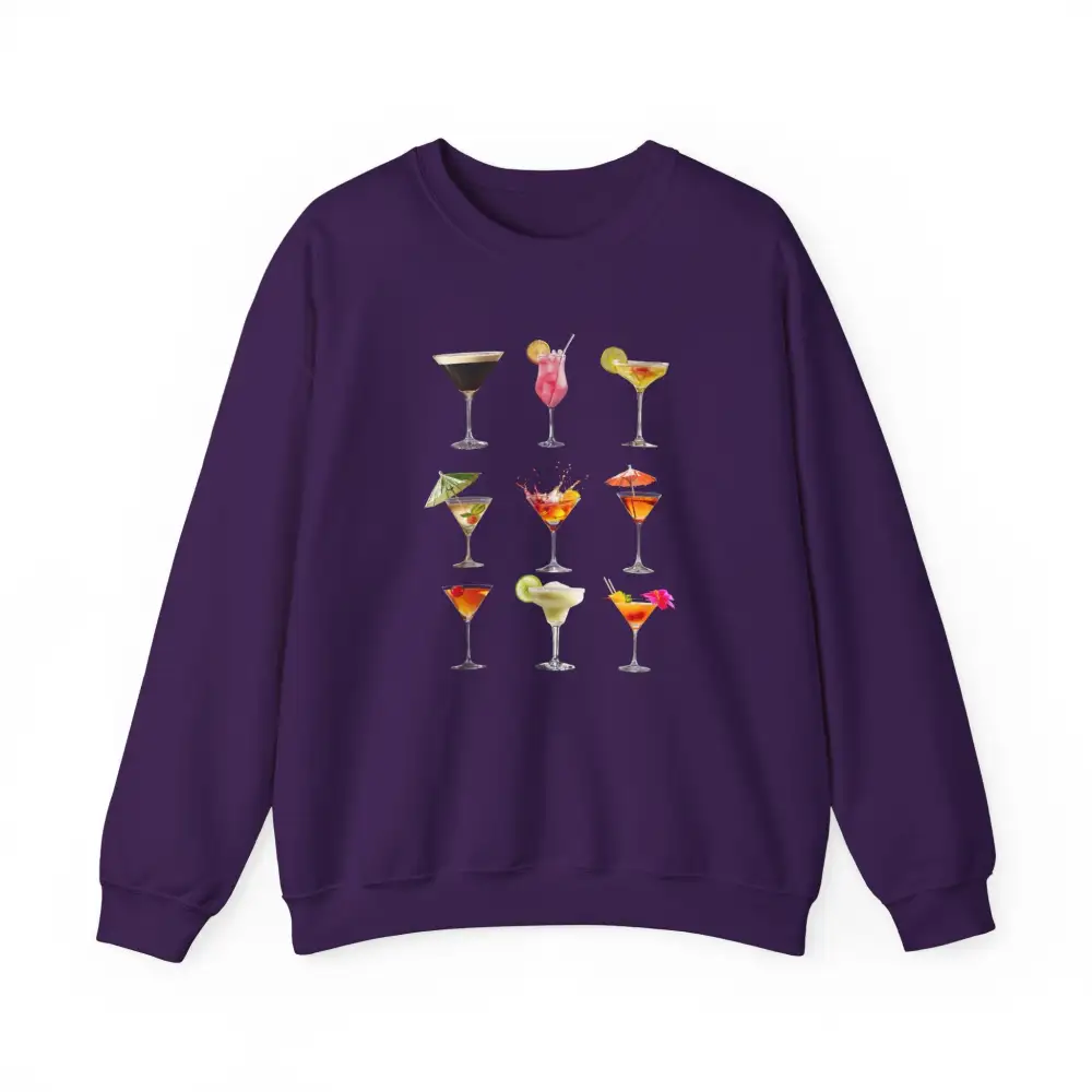 Cocktail Lineup Graphic Sweatshirt
