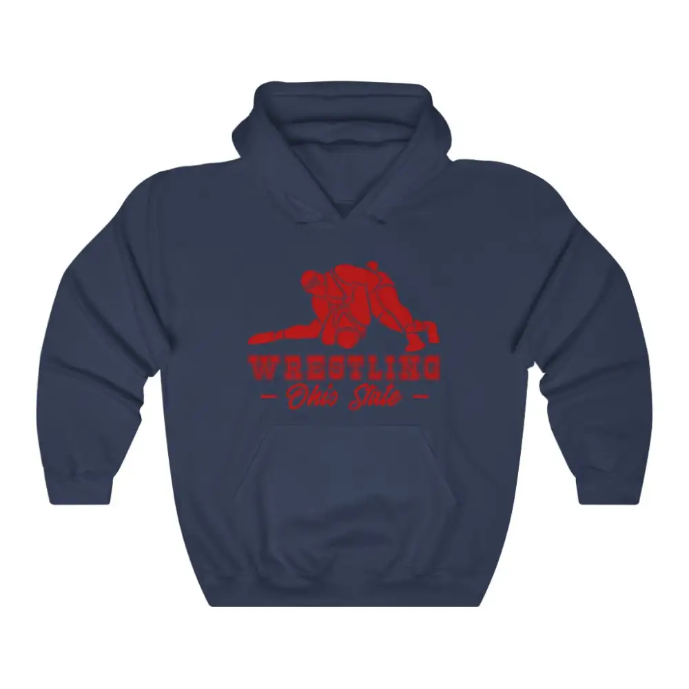 Lettered Wrestling Graphic Hoodie