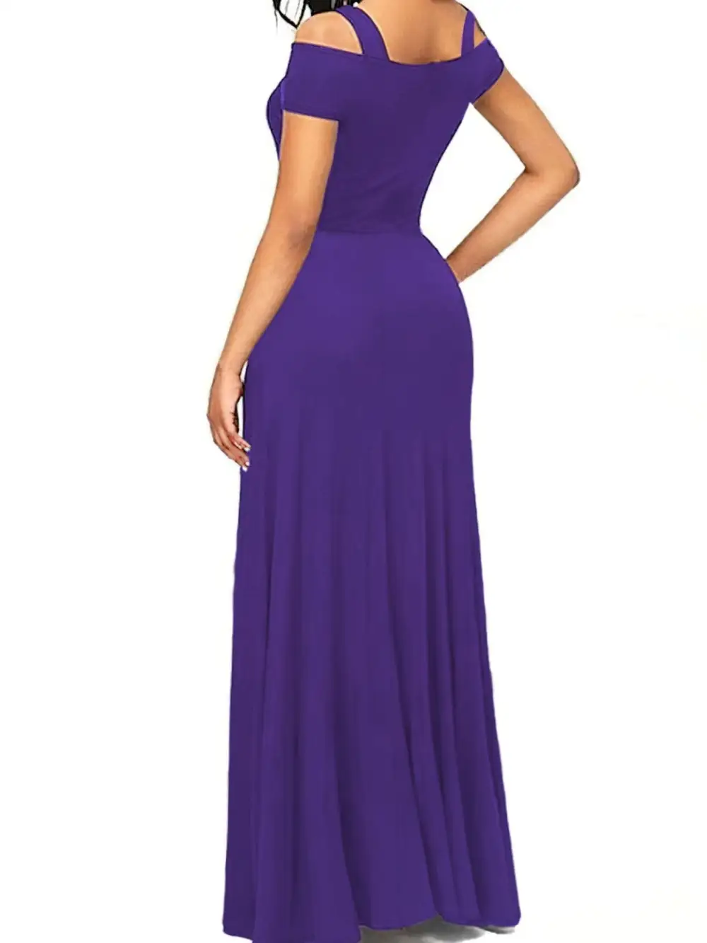 Strapless Wrap Maxi Dress