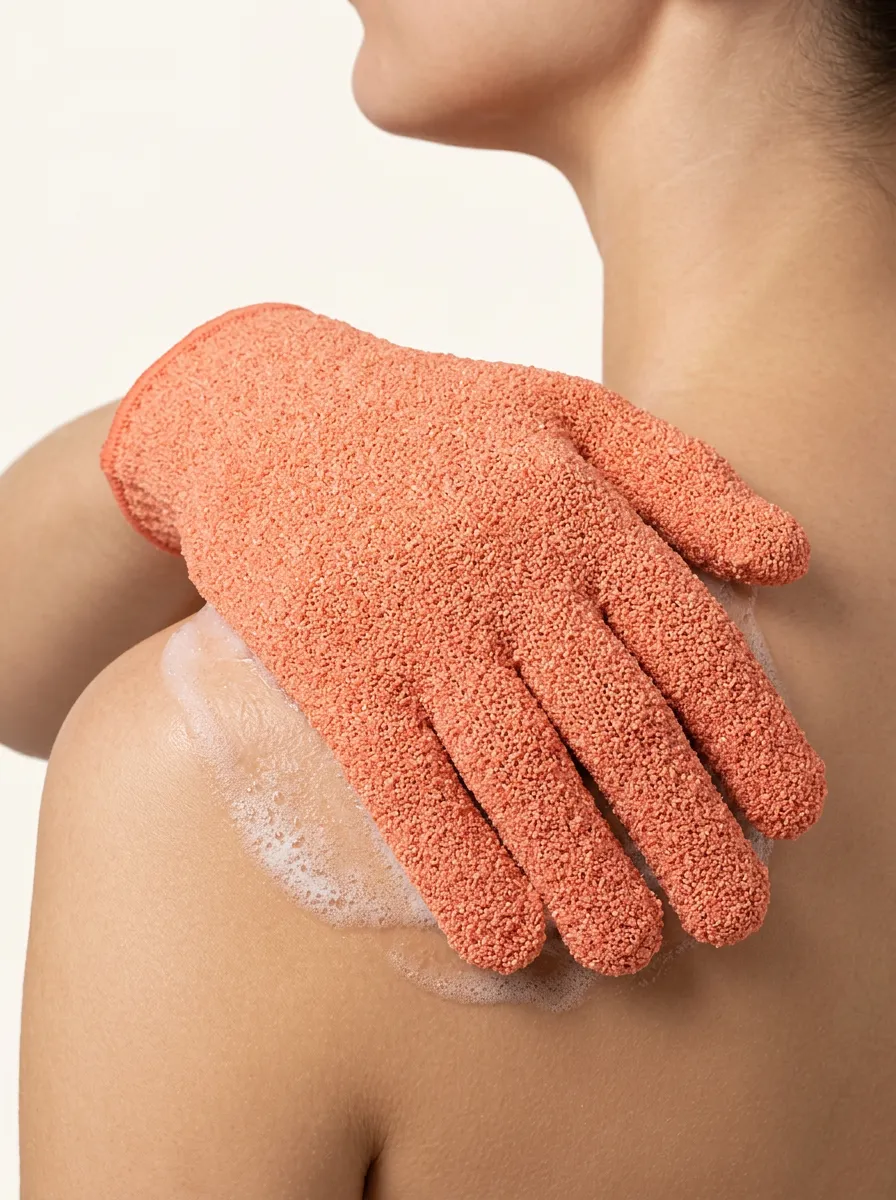Scrub Textured Exfoliating Bath Exfoliating Glove