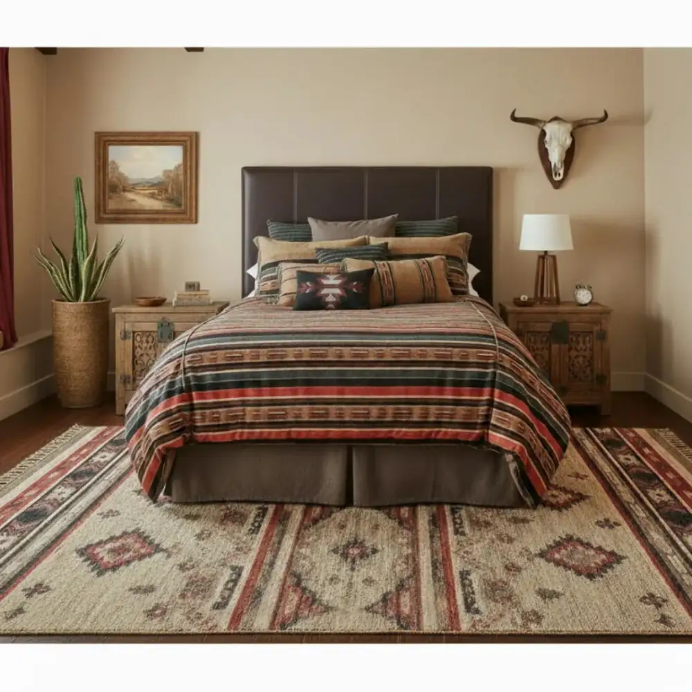 Traditional Geometric Duvet Set