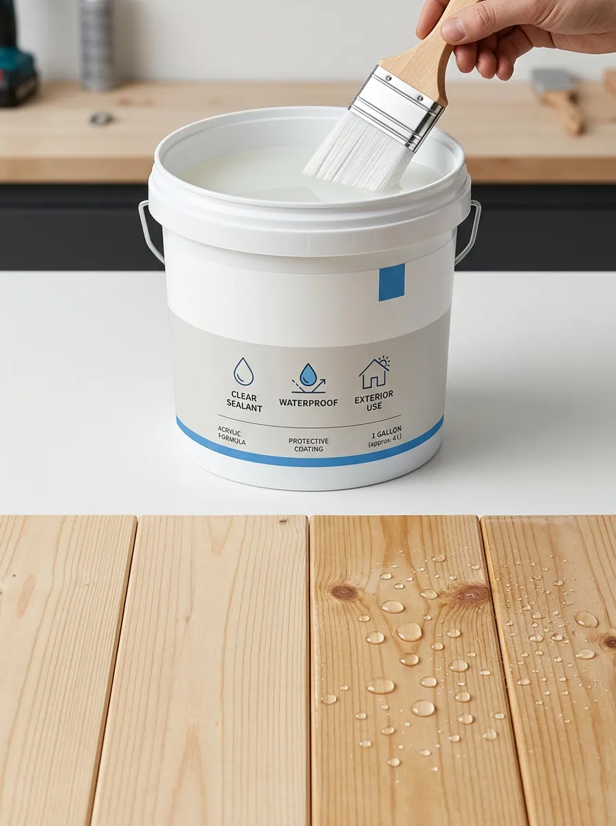 Protective Clear Waterproof Coating for Repair Projects
