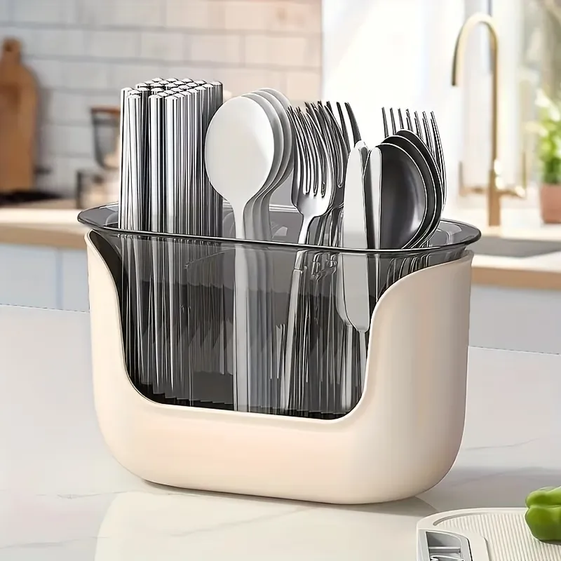 Sleek Cutlery Drying Container