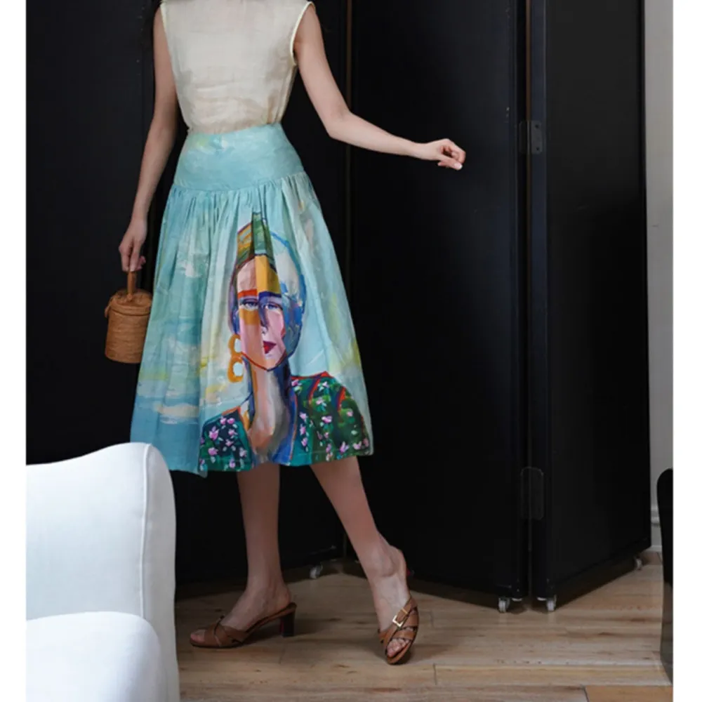 Weekend Layering Everyday Casual Cotton Skirt