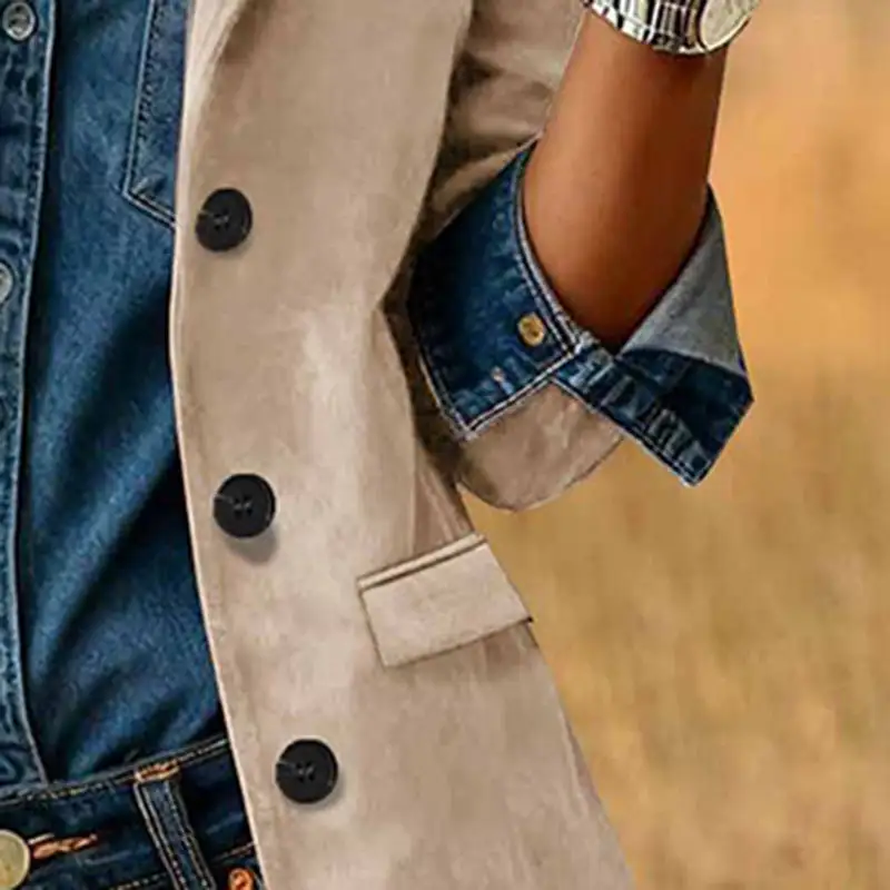 Plus Size Tailored Blazer Jacket