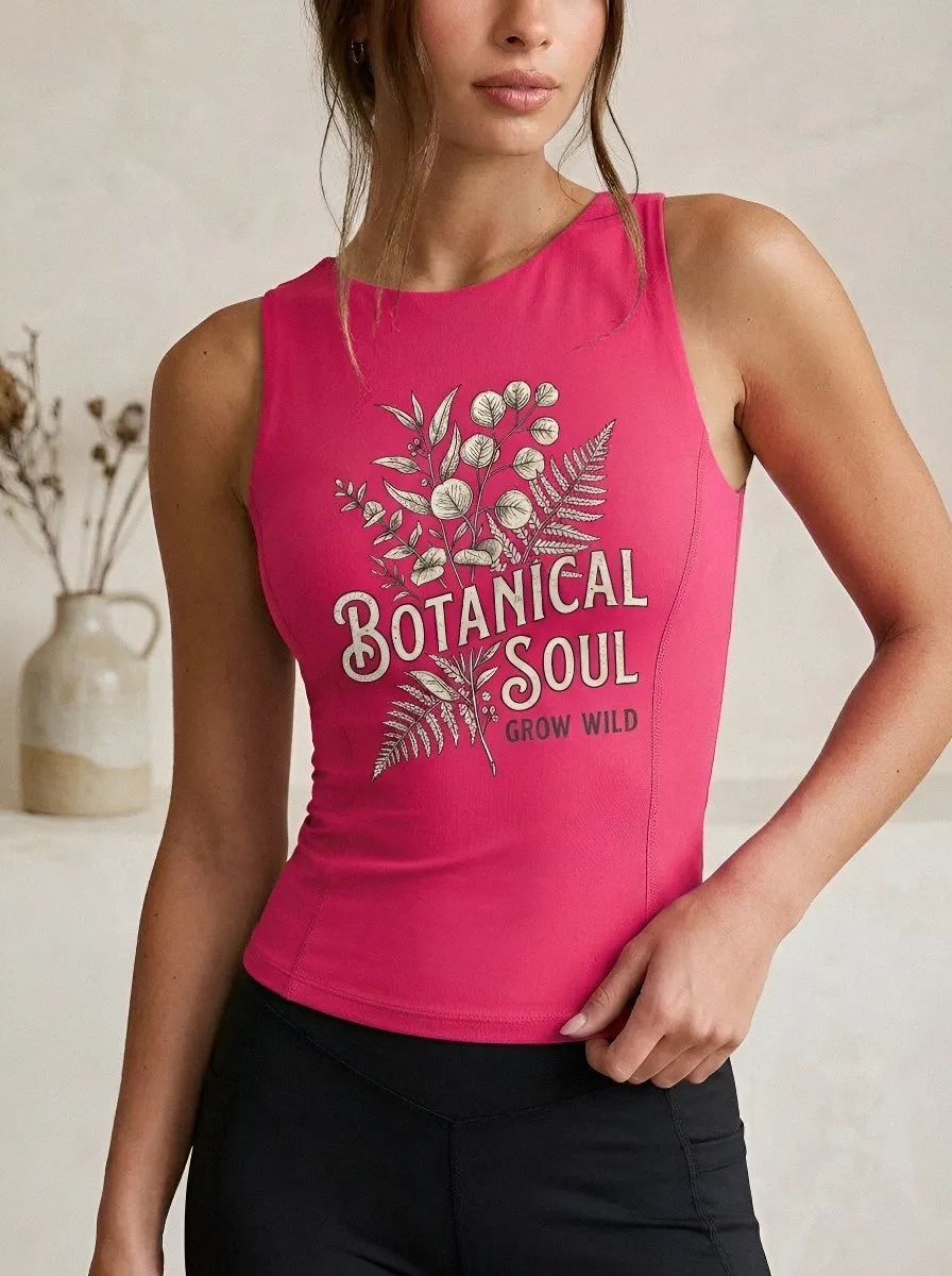 Botanical Soul Nature Tank Top Casual