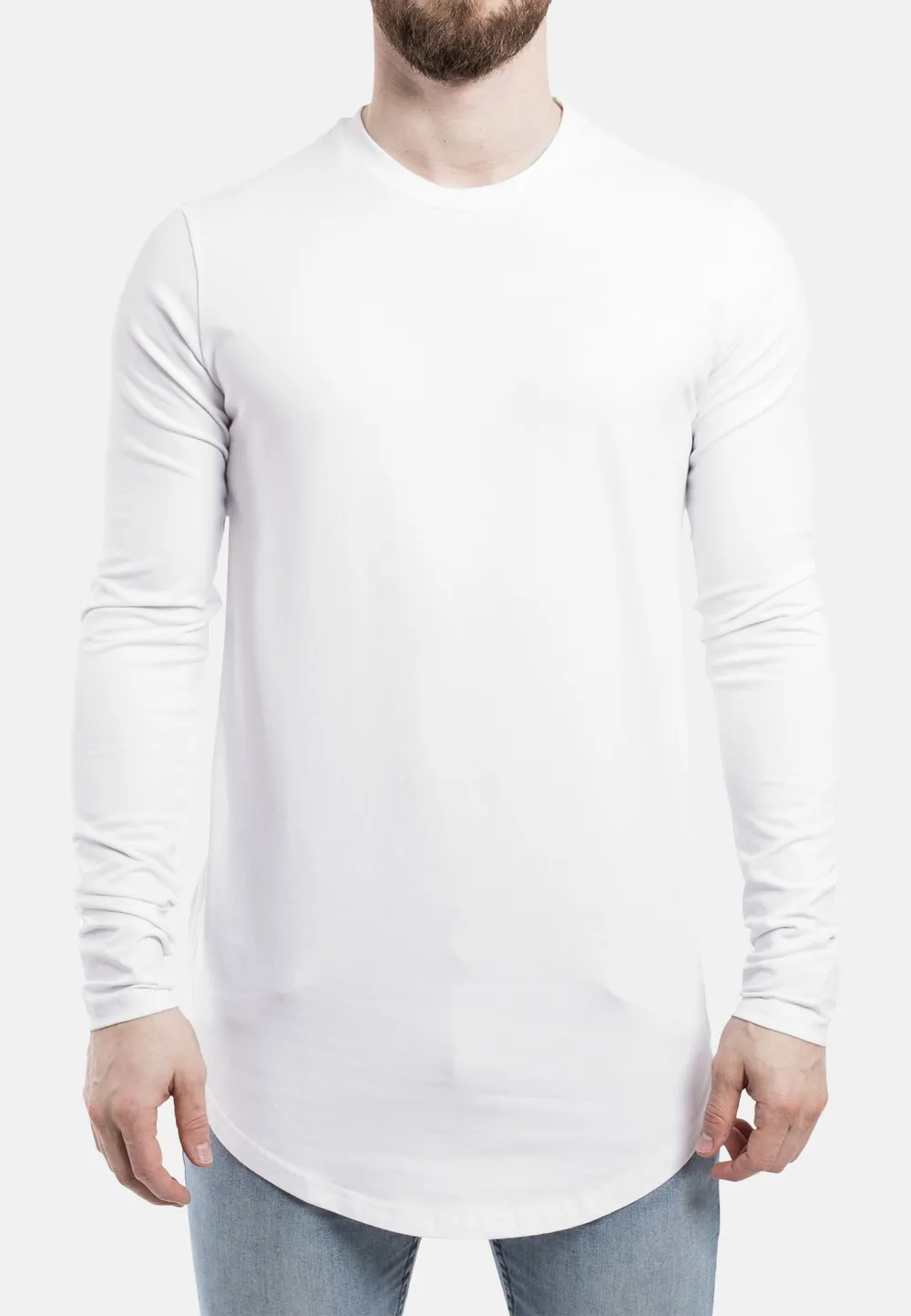 Clean Line Side Zip Longline Tee