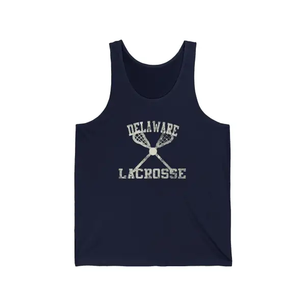 Classic Lacrosse Letter Tank Top