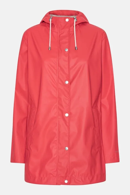 Cotton Eyelet Waterproof Hooded Raincoat