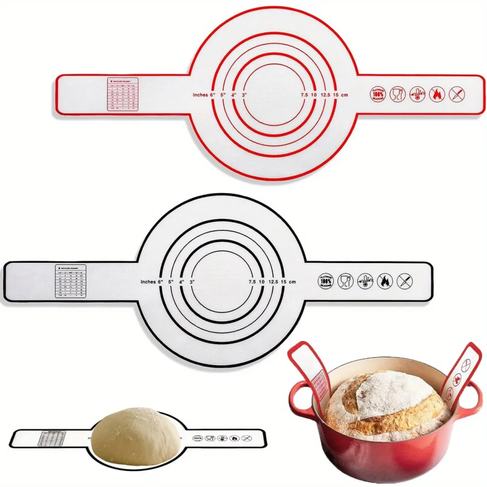 Baking Mat with Measurement Guide