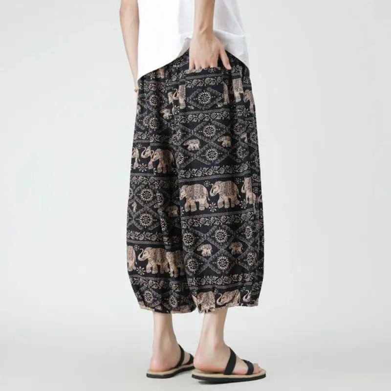 Patchwork Pocketed Pants