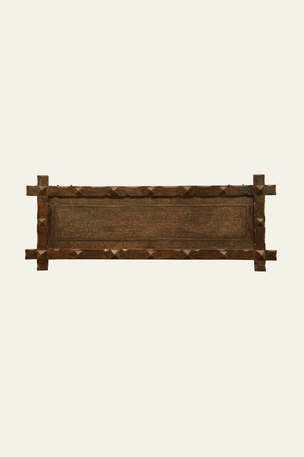 Vintage Carved Wood Wall Panel