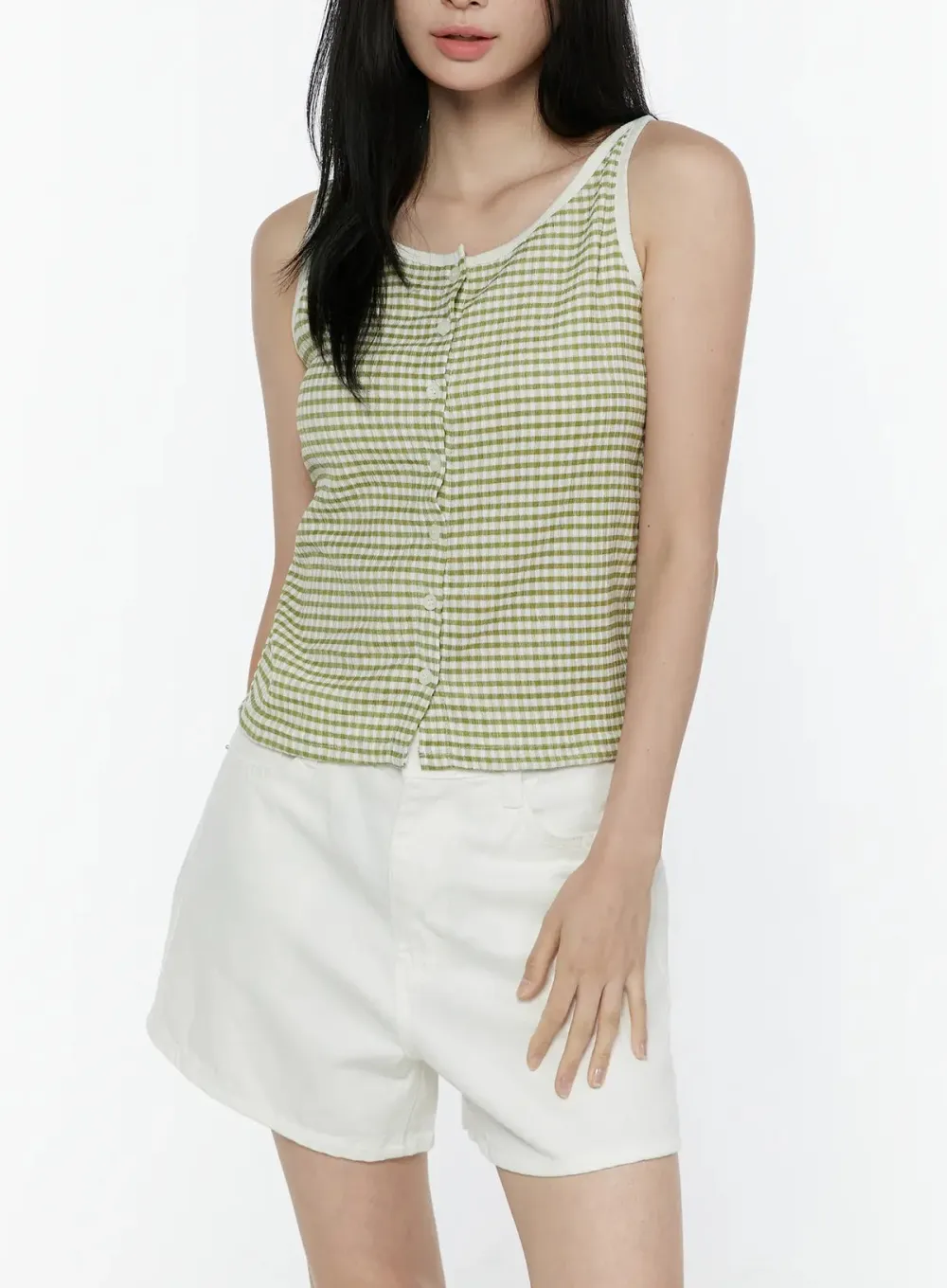 Gingham Tank Top