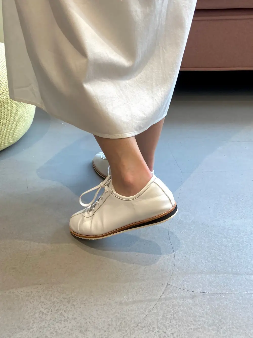 Faux Leather Modern Casual Sneakers
