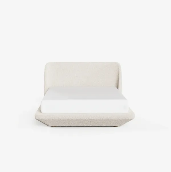 Tapered-Leg Upholstered Bed