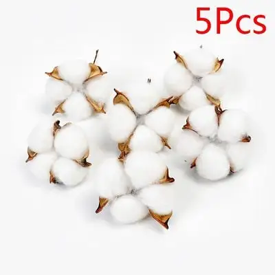 Floral Artificial Cotton Decorative Botanical Accent