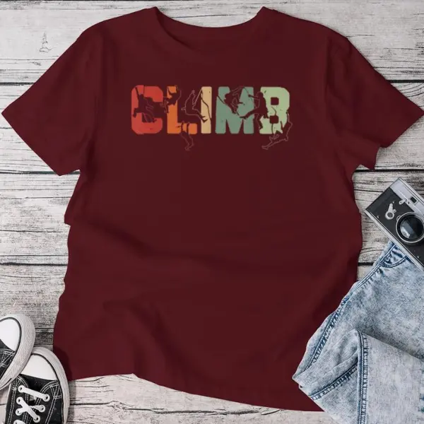 Rock Climbing Bouldering Enthusiasts For Women Women T-shirt