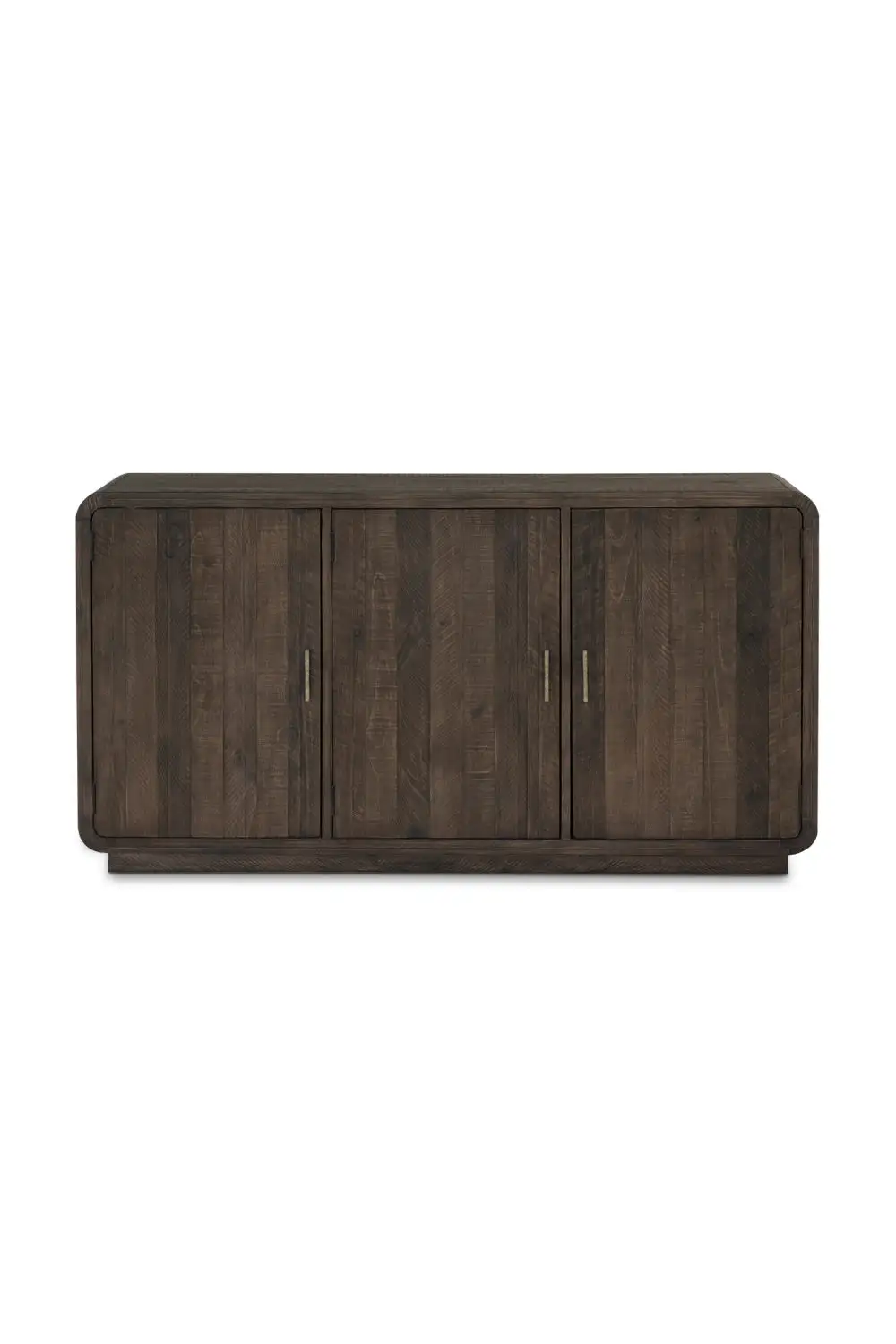 Matte Pine Three-Door Sideboard