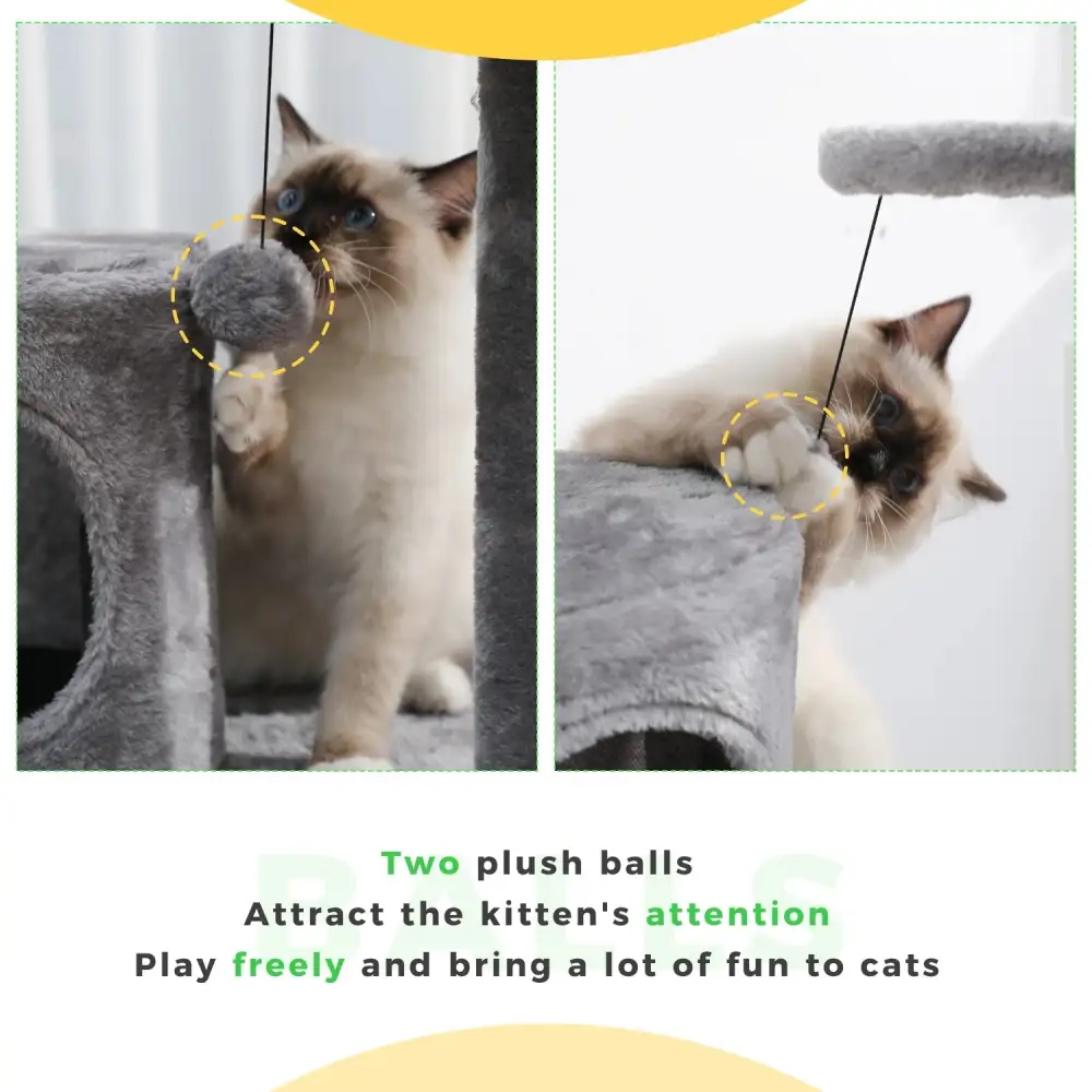 Indoor Pet Activity Tower Gentle On Claws.