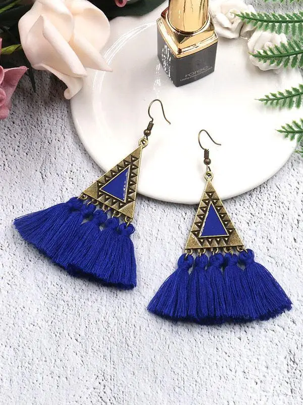 Polished Abstract Accent Earrings