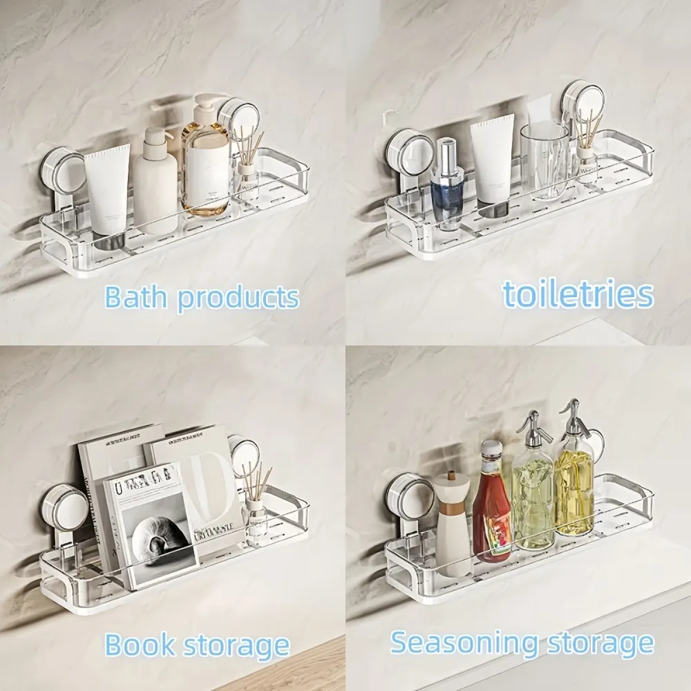 Drainable Shower Organizer Shelf