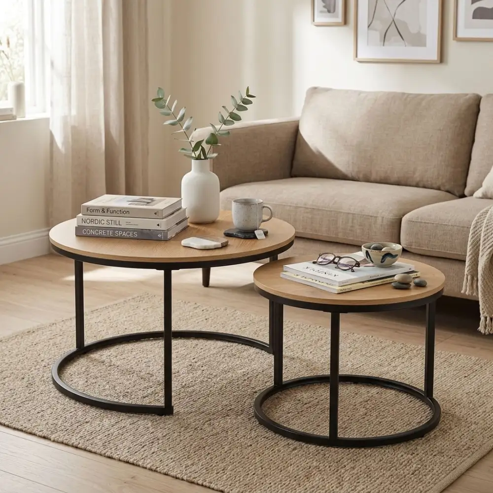 Coordinated Coffee And Side Table Set