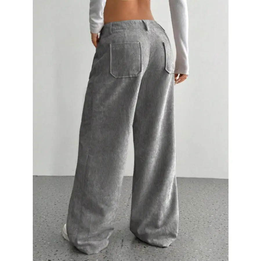 Wide Leg Pants with Pockets