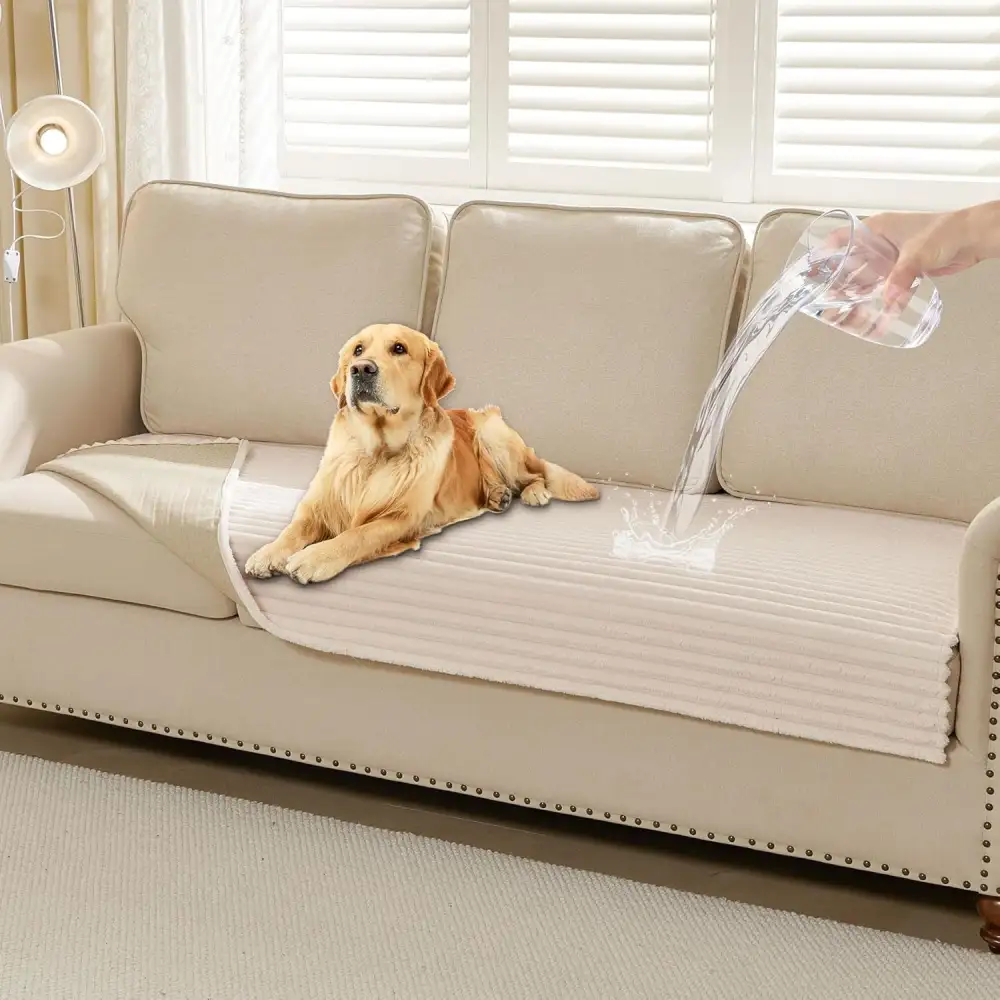 Faux Fur Pet Sofa Cover