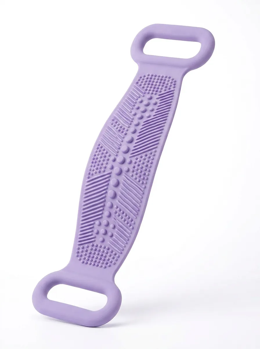 Double-Handle Silicone Body Scrubber