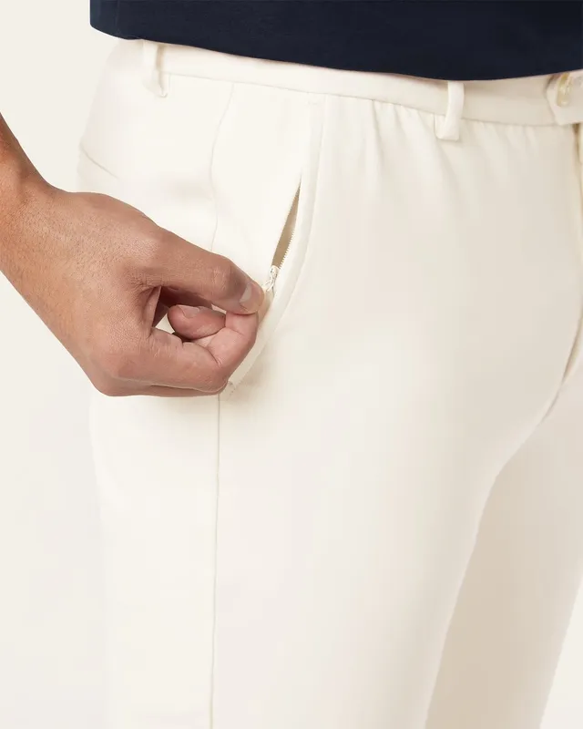 Regular Classic Pants Off White