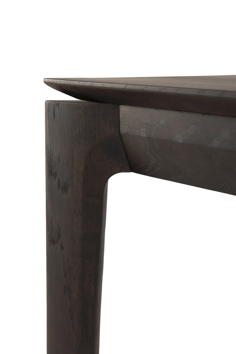 Sculptural Oak Accent Bench
