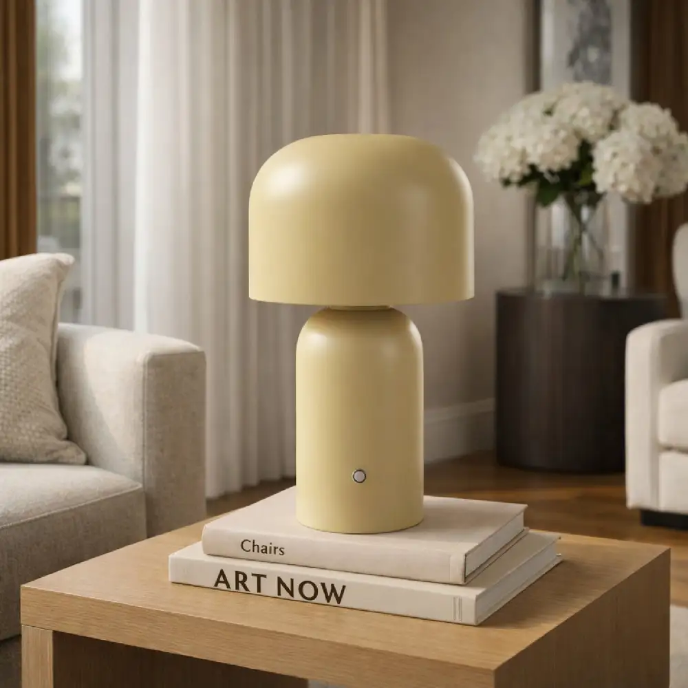 Hand-Painted Metal Table Lamp