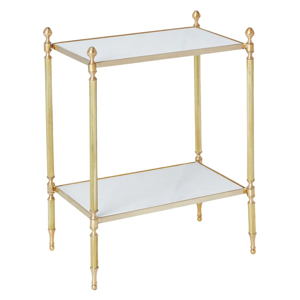 Classic Brass Detail Side Table