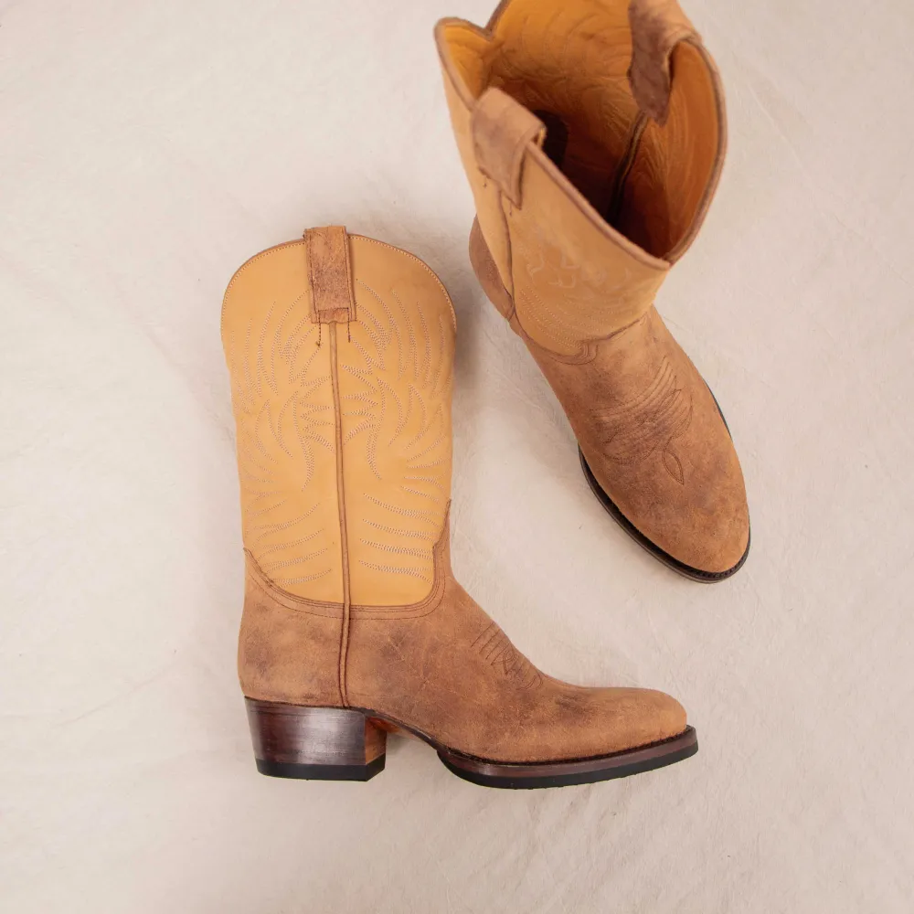 Roughout Waxed Men's Ankle Boots