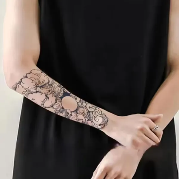 Reusable Henna Stencil for Hand Body Painting Flower