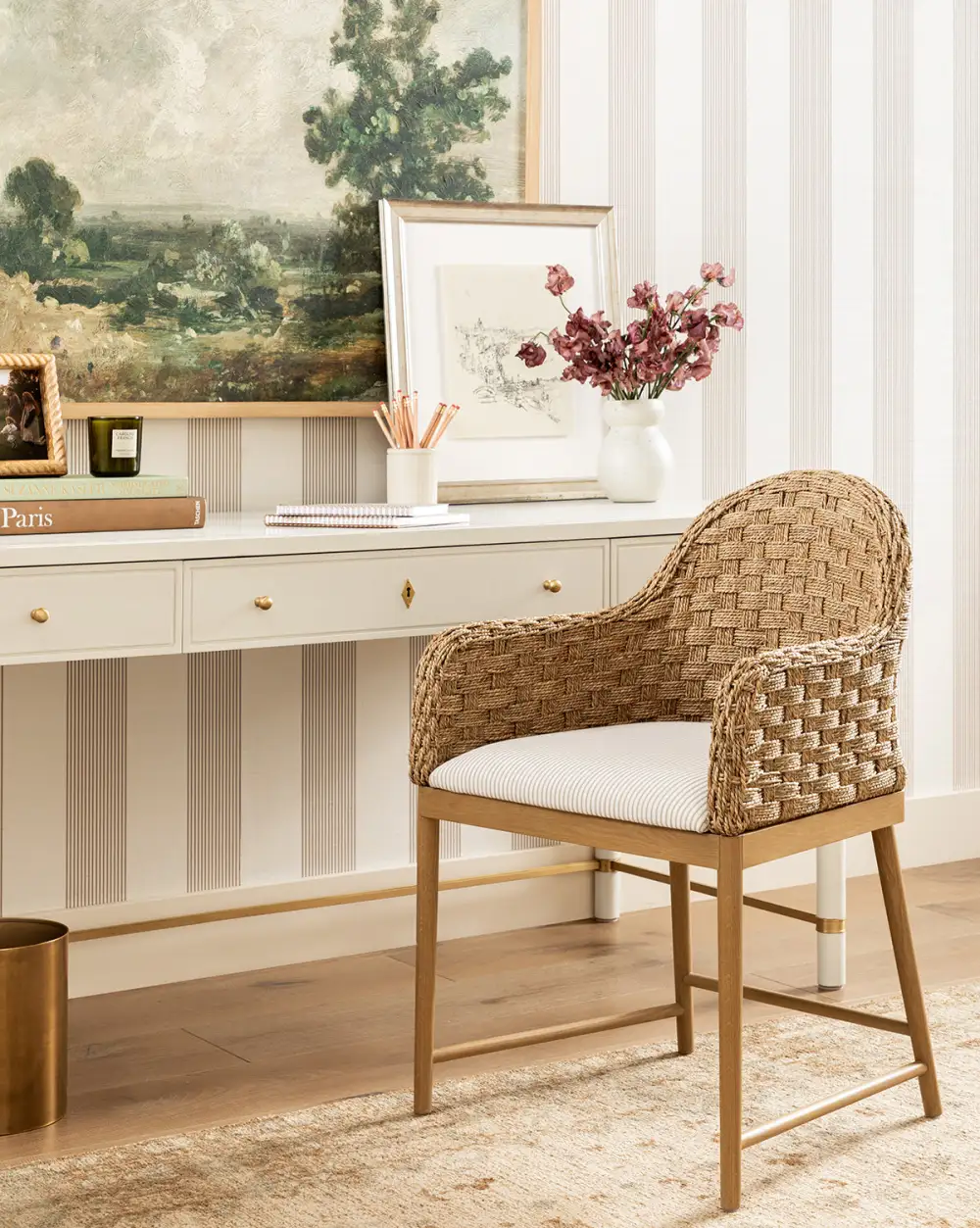 Woven Oak Chair
