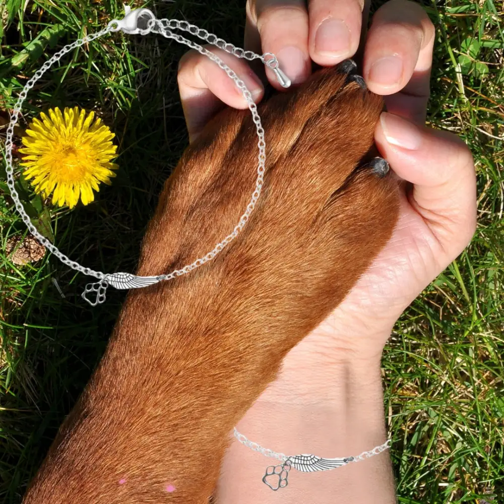 Paw Angel Wing Bracelet