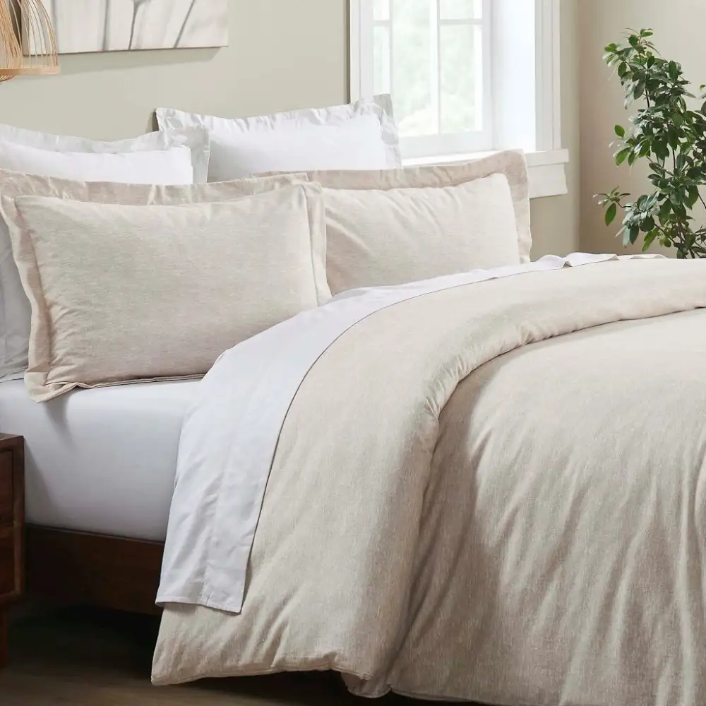 Cotton Flannel Duvet Cover Bedding Set