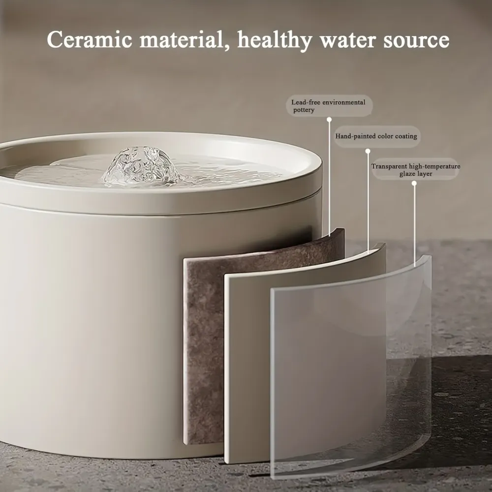 Easy-Clean Pet Water Fountain