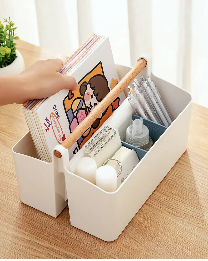Storage Caddy With Adjustable Dividers