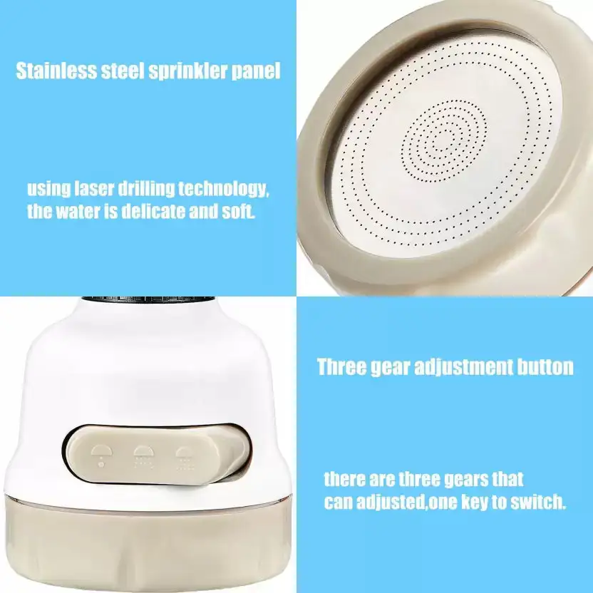 360 Degree Rotating Movable 3 Modes Adjustable Sink
