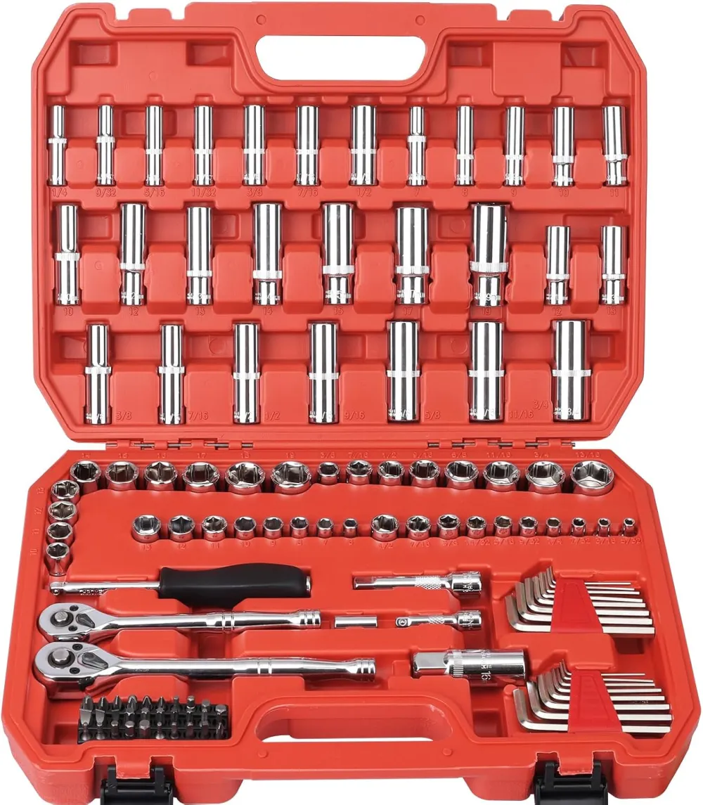 Ratchet Socket And Bit Tool Set
