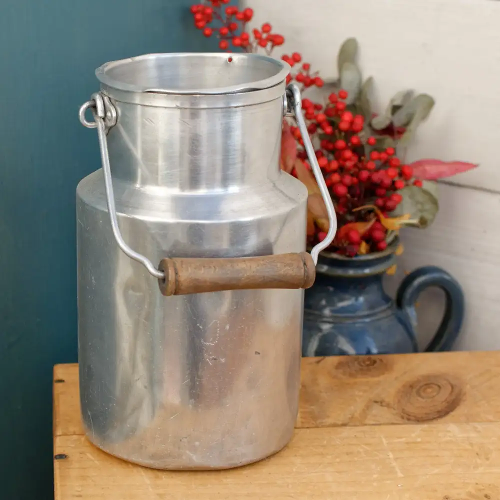 Stoneware Wooden Serving Jug
