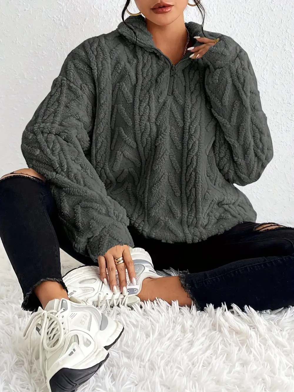 Easy Layer Knit Sweater