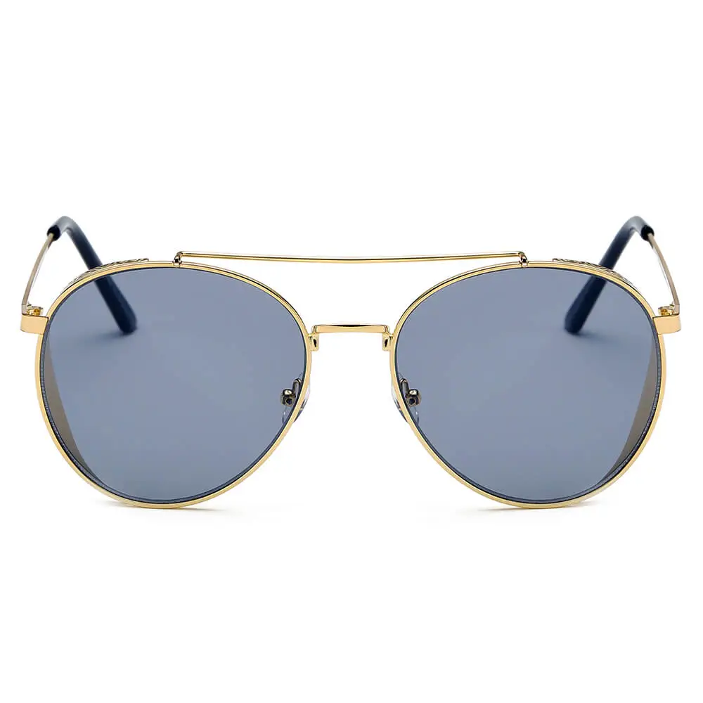 Woven Brow Bar Frame Sunglasses