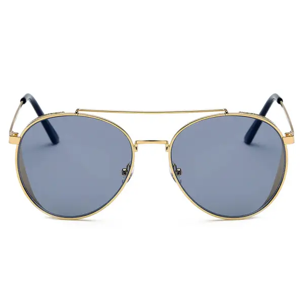 Woven Brow Bar Frame Sunglasses
