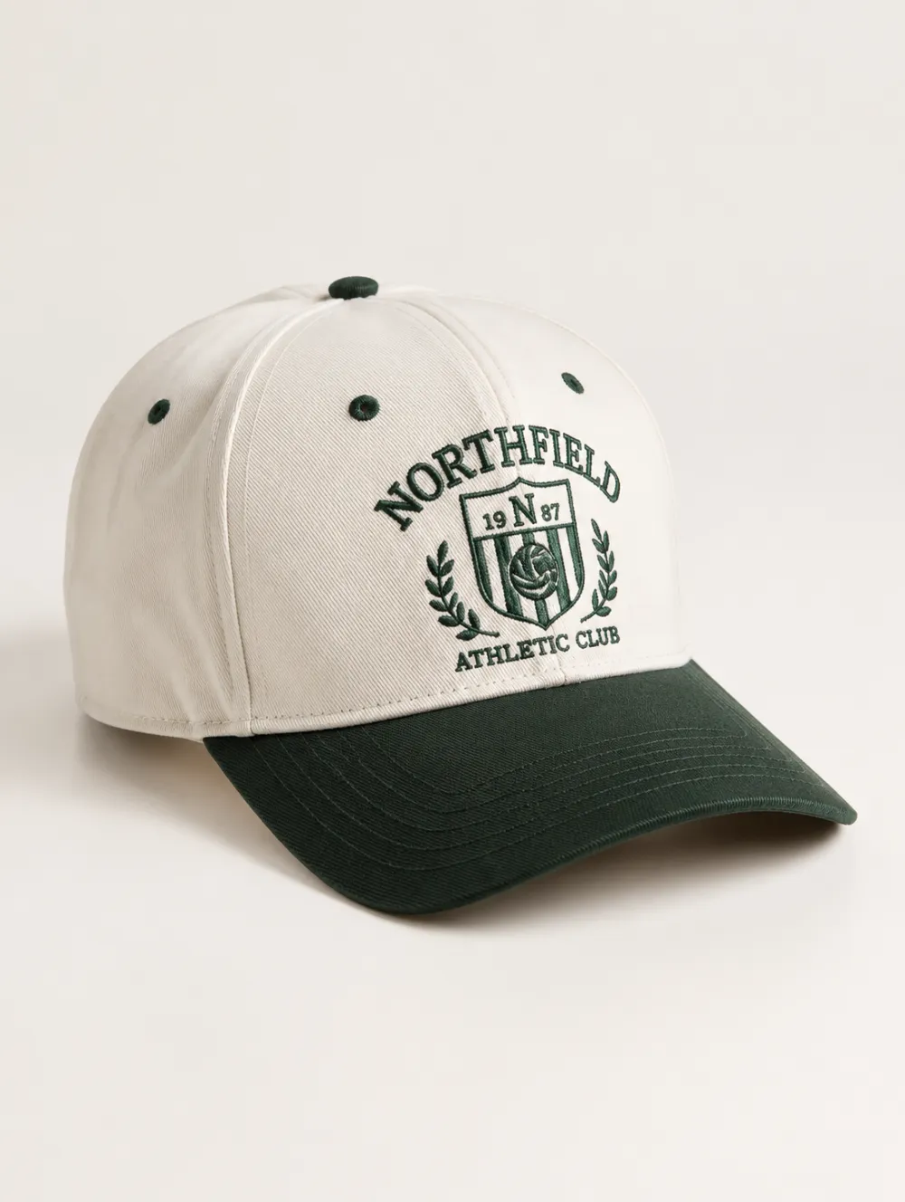 Unisex Northfield Athletic Club Soccer Crest Embroidered Baseball Cap