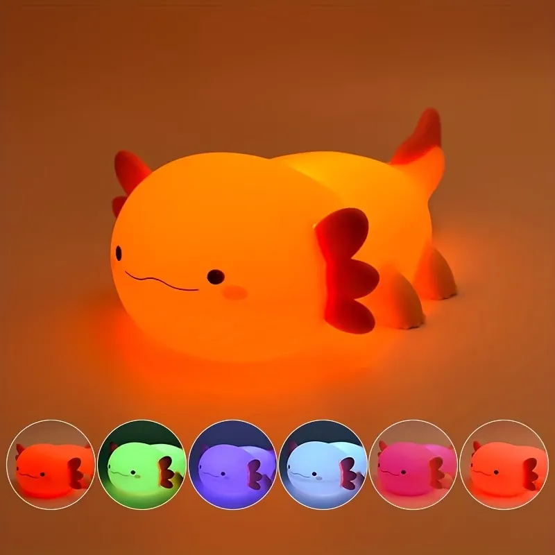 Axolotl LED Night Light