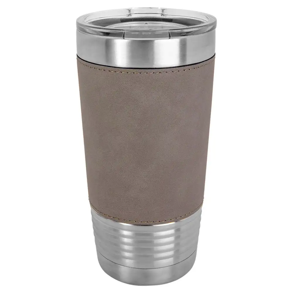 Faux Leatherette Finish Stainless Steel Tumbler